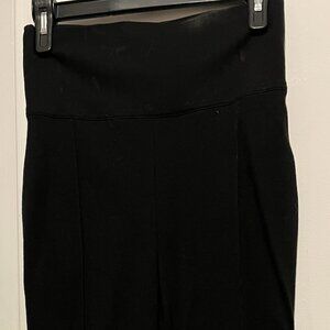 MM LaFleur Shiloh Pants Stretch Flare High Waist Fold Over Cropped Size 4